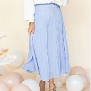 Gentle Fawn x Jilly Box Blue Midi Skirt